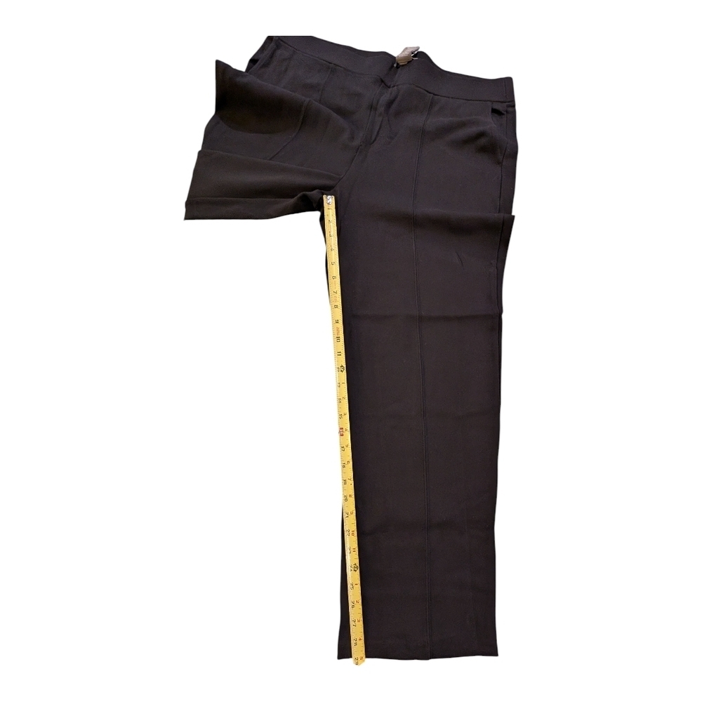 Matty M Women's Black Wide Leg Pull-on Pants - Picture 2 of 6